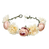 Floral Garland - Flower Girl Hair Accessories, Neutrals.
